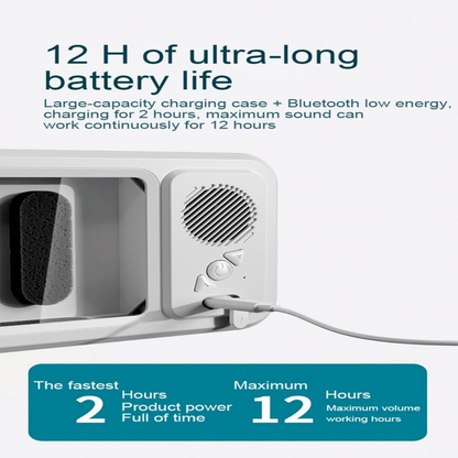 🚿 SplashTone™ — Bluetooth Speaker &amp; Waterproof Phone Holder (IPX4)