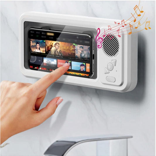 🚿 SplashTone™ — Bluetooth Speaker &amp; Waterproof Phone Holder (IPX4)